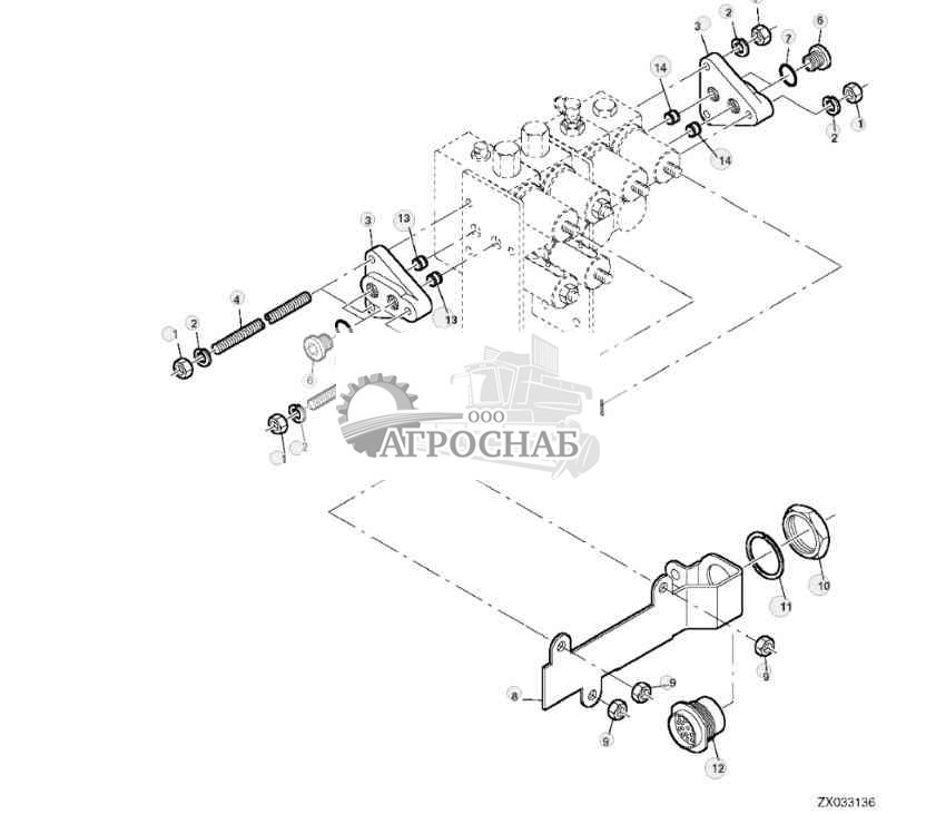 HYDRAULIC VALVE ASSEMBLY, RIGHT SIDE 